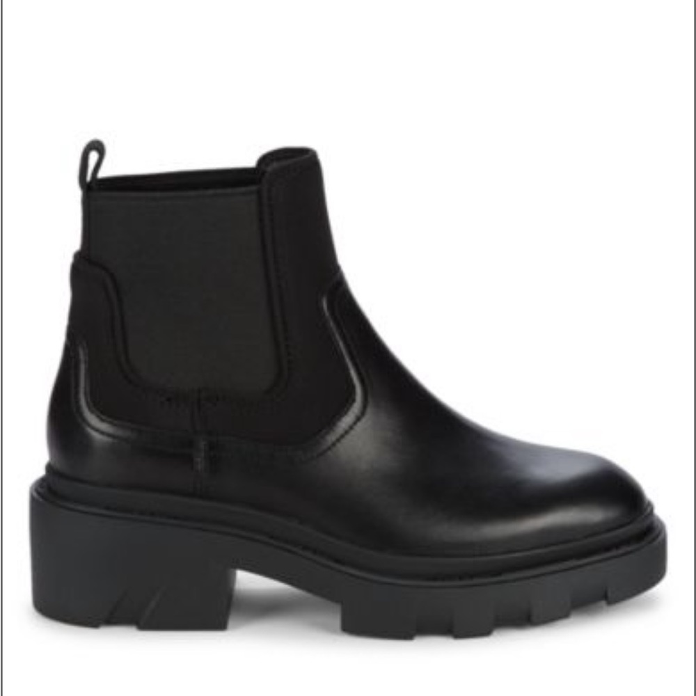 ASH Mastro Leather Pull-On Combat Boots